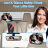 360Rotation, (2-Pack) Baby Car Mirror, Safety Car Seat Mirror for Rear Facing Infant, Clear Wide View, Easily Observe