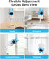 Smart Baby Monitor Mount, 17 Inch Flexible Twist Baby Camera Mount for 1/4 Threaded Hole Cameras, Portable.
