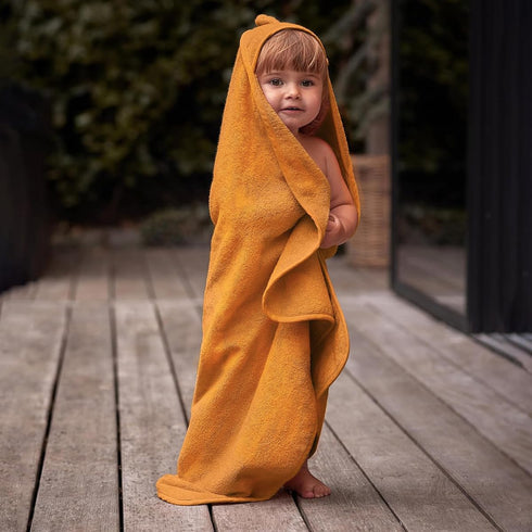 NOOVIA 0-3 35 35 3D Baby Hooded Towel, Premium Cotton Bath Towel Toddlers Years, Extra Large x in, Animal Hood