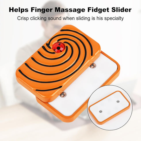Magnetic Fingertip Slider -Infinite Magnetic Slider, EDC Fingertip Toy, Metal Portable Stress Relief Tool for Adults