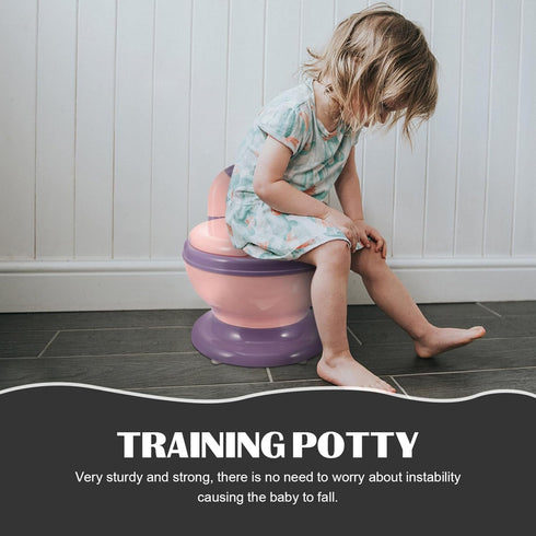 Uonlytech Boy Girl Training Toilet Portable Potty for Boys Girls Lightweight Sturdy Soft Easy to Clean Realistic Potty
