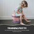 Uonlytech Boy Girl Training Toilet Portable Potty for Boys Girls Lightweight Sturdy Soft Easy to Clean Realistic Potty
