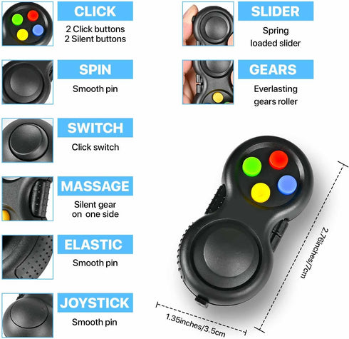 5PC Set Pack Fidget Toys Adults Fidgets for Classroom Must Have Autism Sensory Figette Cube ADHD Special Treasure Prize