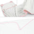 Hooded Baby Bath Towels for Newborns - Soft and Absorbent Pink Towels for Kids