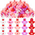 Junkin 25 Pcs Valentine Mini Rubber Ducks 1.57 Inch Small Rubber Ducks
