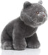 Lifelike British Shorthair Cat Plush Stuffed Animal Toy - British Shorthair Cat Model 32cm