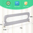 Size,Queen,King,Twin(Grey,71"x23.6") UPGOGO Folding Bed Rail for Toddlers,Baby Bed Rail Guard with Reinforced Anchor