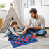 Set 3 1 2 Yarlung Giant Checkers Tic Tac Toe Game, in Jumbo Checkers Game Board for Family Camping, Yard, Lawn Games