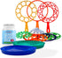 Giant Bubble Wands, Outdoor Toys for Kids with Large Blowing Rings Shapes Set for Big Soap Bubbles