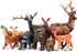 Forest Animals Figurines Toys - 10PCS Realistic Plastic Wild Woodland Animals Figures Playset - Birthday Gift