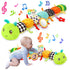 CAHILON Baby Toys Musical Caterpillar for 0-12 Months, Infant Stuffed Animal with Mirror,