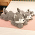 Doireum 3.3 lbs 19.6 inch Weighted Stuffed Animals, Weighted Husky Stuffed Animal Plush Toy Cute Huskies Plush Animals
