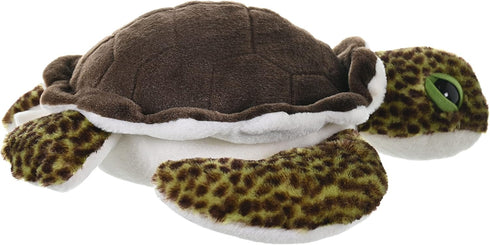 12 Inches Wild Republic Sea Turtle Plush, Stuffed Animal, Plush Toy, Gifts for Kids, Cuddlekins , Green