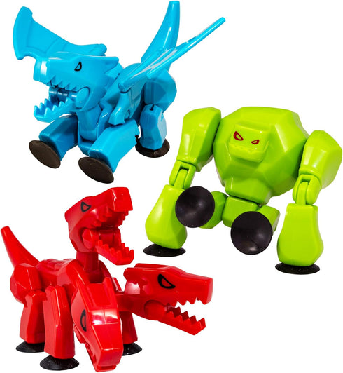 StikBot Zing Mega Monsters 3 Pack, Complete Set of 3 Poseable Monster Action Figures