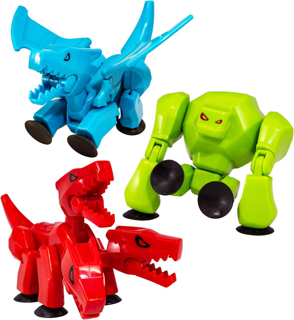 StikBot Zing Mega Monsters 3 Pack, Complete Set of 3 Poseable Monster Action Figures