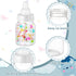 72 3.5 Inch Tessco for you Pcs Baby Bottles for Baby Shower Mini Plastic Bottle Party Favor Clear Candy Box for Guests