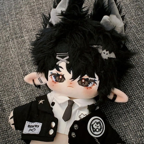 niannyyhouse 20cm Plush Doll Clothes Set - Hat, Coat, Shirt, Pants, Backpack & Glasses for 8in Dolls