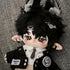 niannyyhouse 20cm Plush Doll Clothes Set - Hat, Coat, Shirt, Pants, Backpack & Glasses for 8in Dolls
