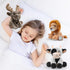 Hideekoog 1-3 -8.5 Inch Deer Stuffed Animal Toy, Soft Huggable Deer Plush Toys for Kids, Cute Moose Animal Gift