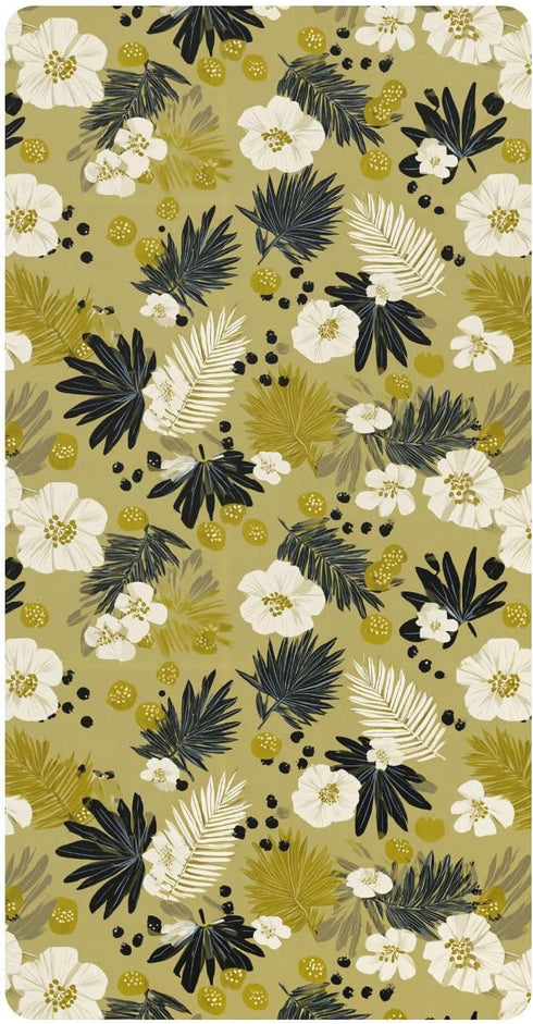 miaozhen Cotton Baby Crib Sheets Comfy Breathable Naughty Jungle Flower Toddler Mattress Sheet