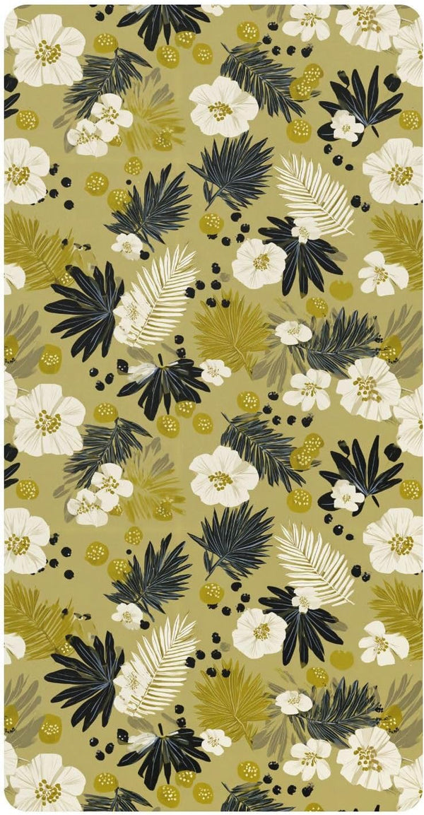 miaozhen Cotton Baby Crib Sheets Comfy Breathable Naughty Jungle Flower Toddler Mattress Sheet