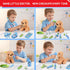 Set 3 4 5 6 Meland Toy Doctor Kit for Kids - Pretend Play Doctor with Dog Toy, Carrying Bag, Stethoscope Toy & Dress Up