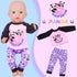 K.T. Fancy 5 Sets Baby Doll Clothes for 14-18 Inch Doll, Baby Doll Accessories for Reborn Doll, Gift for Kids