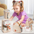 Set 3+ Kitchen Appliances Toy for Kids Kitchen Pretend Play Toy Play Kitchen with Coffee Maker Blender Espresso Machine