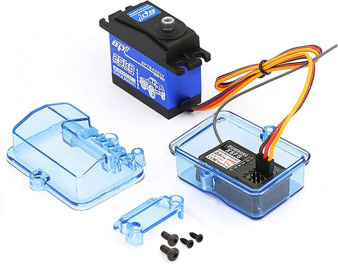 LICHIFIT ESC Receiver Box Protective Case Cover, Transparent Waterproof Sealed Box for Huanqi 727 Slash RC Boat Model
