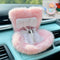 Car Seat for labubu Dolls with Air Vent Clip and Desktop Stand,