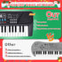 37 3 4 5 6 M SANMERSEN Upgraded Kids Piano Keyboard Keys with Microphone, Music Toys Birthday Gifts for Year Old Boys