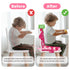 Toddler Booster Seat for Dining Table with Adjustable Straps, Kids Booster Seat for Kitchen Chair with Non-Slip Bottom
