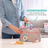 Grabease Baby Spoons - Toddler Utensils, BPA-Free & Phthalate-Free, 2 Sets in Teal and Gray