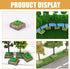 10pcs Miniature Trees and Model Trees Base for Diorama, Fake Trees for DIY Micro Landscape Sand Table