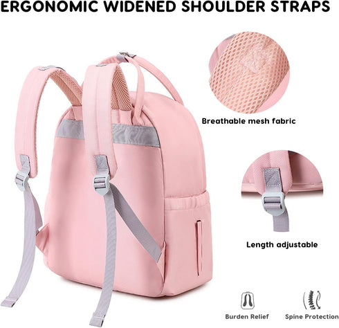 SONARIN Backpack,Large Mommy Multifunctional Lightweight Diaper Bag Capacity Travel Nappy Changing Bag Bag