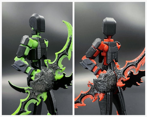 SANSGOUP T13 Set 3D 13 Dummy 13 13 New Action Figure (Assembly Completed), Printed Multi-Jointed Movable Titan Lucky
