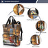 SUABO Backpack Baby Diaper Bag Cardinal Large Bag Waterproof Travel Diaper Bags for Moms and Dads