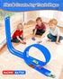 15 3 6 1/64 Ft Flexible Car Tracks for Kids Age Up, Race Track with Toy Cars, Flex Track Compatible Diecast Cars