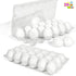 36 JOYIN Pcs Easter White Wooden Egg, Fake Eggs Plain Decorating for DIY Paint Your Own Egg Decor, Easter Craft, Basket