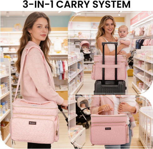 S1/S2, Breast Pump Bag Compatible with Spectra Dual-Layer Pump Carrying Case with Water-Resistant Fabric