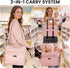 S1/S2, Breast Pump Bag Compatible with Spectra Dual-Layer Pump Carrying Case with Water-Resistant Fabric
