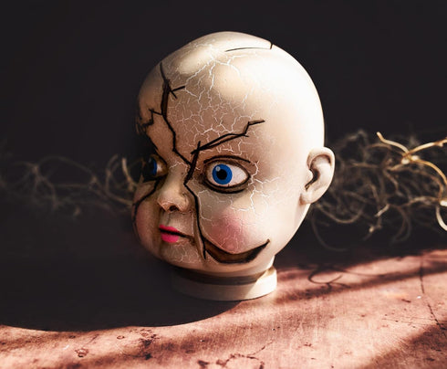 Nerd Block Baby Collectible, Eat You Alive Broken Doll Head