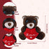 Sew Butiful Plush Bear - Birthday Gift - for Couples or Kids - for Him - for Her - Amor - Te Amo - I Love You - Teddy