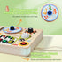 1 2 3 4 1-3, JoyCat Busy Board with Led Light, Toddler Toys for Year Old Boys and Girls, Wooden Sensory Toys