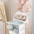 Topjia Kitchen(14.5x11.4in, Portable Baby Bottle Drying Rack with Cover Drain &Handle,Large Capacity Anti-Dust Toddler