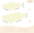 miaozhen 1 Pack 52x28 Cotton Baby Crib Sheets Ultra Soft Yellow Funny Cat Crib Mattress Sheet for Nursery sabanas para