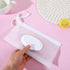 Sorcristy 4PCS White Baby Wet Wipes Pouches, Travel Wet Wipes Bags Cases, Reusable Refillable Portable Travel Wipe