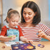 Upgrated Solar System Puzzle for Kids 3-6 - Wooden Space Toys for Preschool Learning Activities, Gift
