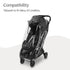 V3 UPPAbaby Minu Rain Shield - Waterproof and Windproof Coverage - Ventilated Design - Quick Attachment - Easy Access
