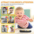 6 3 6 12 18 Avkast Baby TV Remote Control Toy Month+, Toddler Realistic Remote Toy with Sound and Light, Early